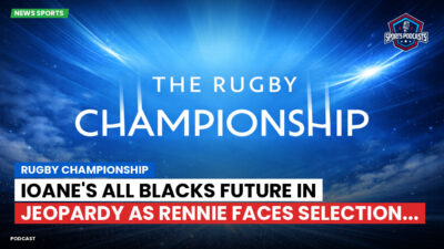 Rugby Championship Podcast: Rugby Championship : Ioane's All Blacks Future in Jeopardy as Rennie Faces Selection...