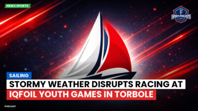 Sailing Podcast: Stormy Weather Disrupts Racing at iQFOiL Youth Games in Torbole