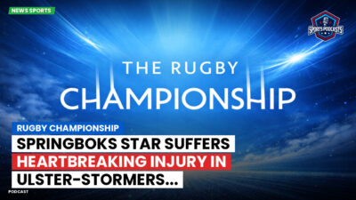 Rugby Championship Podcast: Rugby Championship : Springboks Star Suffers Heartbreaking Injury in Ulster-Stormers...