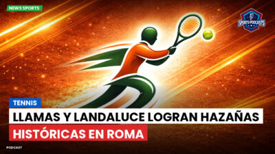 Tenis Podcast: Tennis : Llamas y Landaluce logran hazañas históricas en Roma