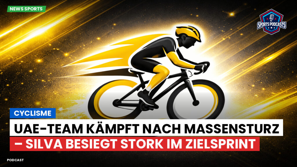 Cyclisme Podcast: Cyclisme : UAE-Team kämpft nach Massensturz – Silva besiegt Stork im Zielsprint