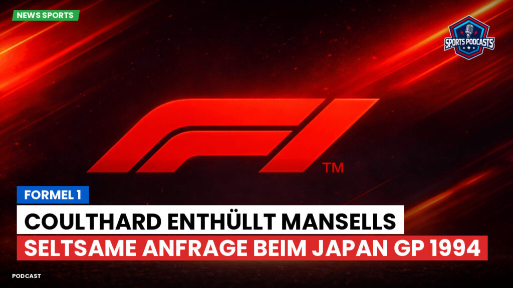 Formule 1 Podcast: Formel 1: Coulthard enthüllt Mansells seltsame Anfrage beim Japan GP 1994