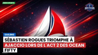 Voile Podcast: Sébastien Rogues triomphe à Ajaccio lors de l'Act 2 des Ocean Fifty