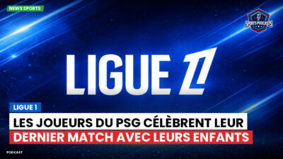 Ligue 1 Podcast: Ligue 1 : Les joueurs du PSG célèbrent leur dernier match avec leurs enfants