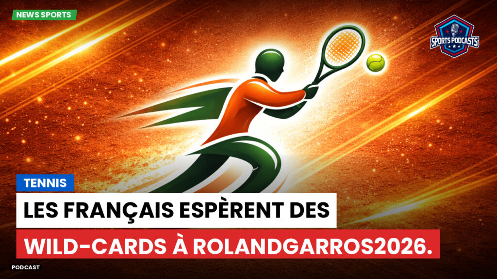 Tennis Podcast: Tennis : Les Français espèrent des wild-cards à RolandGarros2026.