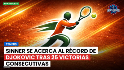 Tenis Podcast: Tennis : Sinner se acerca al récord de Djokovic tras 25 victorias consecutivas
