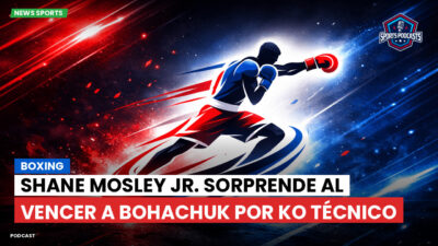 Boxeo Podcast: Boxing : Shane Mosley Jr. sorprende al vencer a Bohachuk por KO técnico