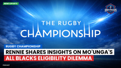 Rugby Championship Podcast: Rugby Championship : Rennie shares insights on Mo'unga's All Blacks eligibility dilemma