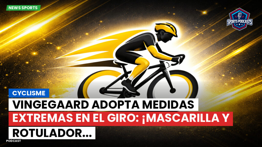 Cyclisme Podcast: Cyclisme : Vingegaard adopta medidas extremas en el Giro: ¡mascarilla y rotulador...