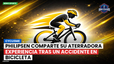 Ciclismo Podcast: Cyclisme : Philipsen comparte su aterradora experiencia tras un accidente en bicicleta