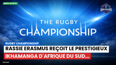 Rugby Championship Podcast: Rugby Championship : Rassie Erasmus reçoit le prestigieux Ikhamanga d'Afrique du Sud...
