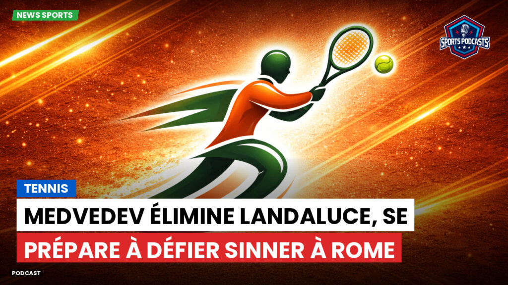 Tennis Podcast: Tennis : Medvedev élimine Landaluce, se prépare à défier Sinner à Rome