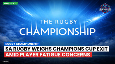 Rugby Championship Podcast: Rugby Championship : SA Rugby weighs Champions Cup exit amid player fatigue concerns