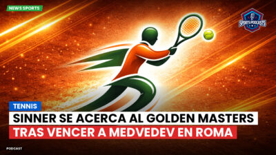 Serie A Podcast: Tennis : Sinner se acerca al Golden Masters tras vencer a Medvedev en Roma