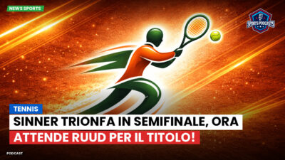 Tennis Podcast: Tennis : Sinner trionfa in semifinale, ora attende Ruud per il titolo!