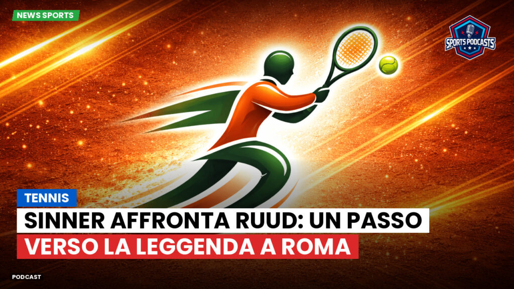 Serie A Podcast: Tennis : Sinner affronta Ruud: un passo verso la leggenda a Roma