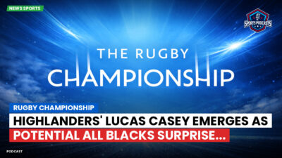Rugby Championship Podcast: Rugby Championship : Highlanders' Lucas Casey emerges as potential All Blacks surprise...