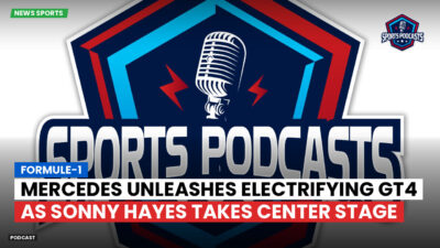 Formula 1 Podcast: Formule-1 : Mercedes Unleashes Electrifying GT4 as Sonny Hayes Takes Center Stage