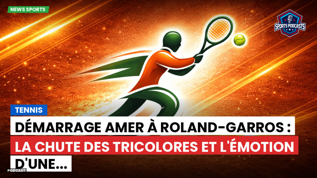 Tennis Podcast: Tennis : Démarrage amer à Roland-Garros : la chute des Tricolores et l'émotion d'une...