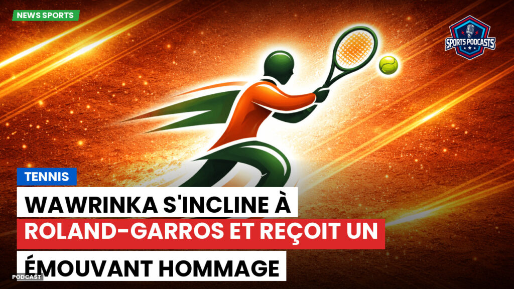 Tennis Podcast: Tennis : Wawrinka s'incline à Roland-Garros et reçoit un émouvant hommage