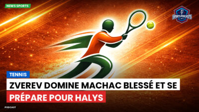 Tennis Podcast: Tennis : Zverev domine Machac blessé et se prépare pour Halys