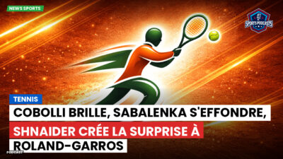Tennis Podcast: Tennis : Cobolli brille, Sabalenka s'effondre, Shnaider crée la surprise à Roland-Garros