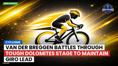 Cycling Podcast: Cyclisme : Van der Breggen battles through tough Dolomites stage to maintain Giro lead