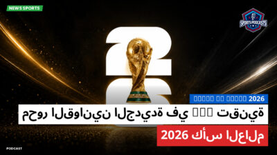 كأس العالم FIFA 2026 Podcast: تقنية VAR محور القوانين الجديدة في كأس العالم 2026