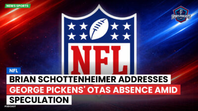 NFL Podcast: NFL : Brian Schottenheimer Addresses George Pickens' OTAs Absence Amid Speculation