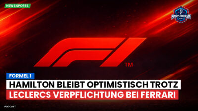 Formel 1 Podcast: Formel 1 : Hamilton bleibt optimistisch trotz Leclercs Verpflichtung bei Ferrari