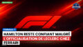 Formule 1 Podcast: Formule-1 : Hamilton reste confiant malgré l'officialisation de Leclerc chez Ferrari