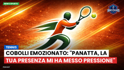 Tennis Podcast: Tennis : Cobolli emozionato: "Panatta, la tua presenza mi ha messo pressione"