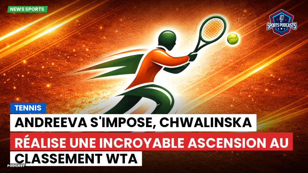 Tennis Podcast: Tennis : Andreeva s'impose, Chwalinska réalise une incroyable ascension au classement WTA