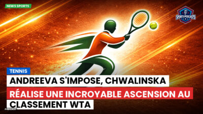 Tennis Podcast: Tennis : Andreeva s'impose, Chwalinska réalise une incroyable ascension au classement WTA