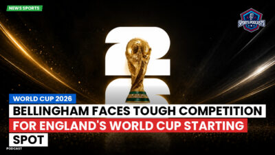 Football World Cup 2026 Podcast: World Cup 2026 : Bellingham Faces Tough Competition for England's World Cup Starting Spot