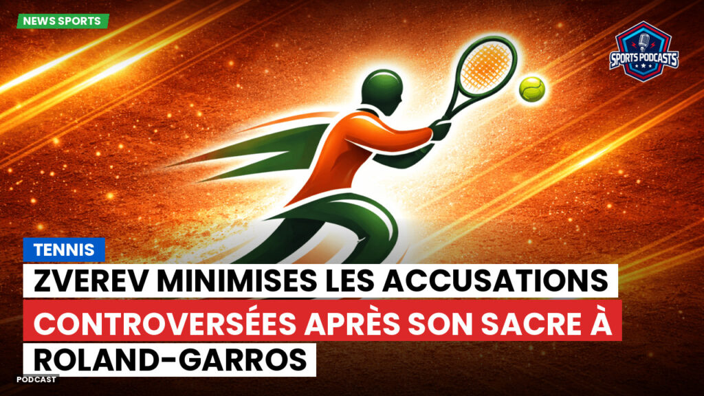 Tennis Podcast: Tennis : Zverev minimises les accusations controversées après son sacre à Roland-Garros
