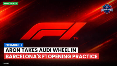 Formula 1 Podcast: Formule-1 : Aron Takes Audi Wheel in Barcelona's F1 Opening Practice