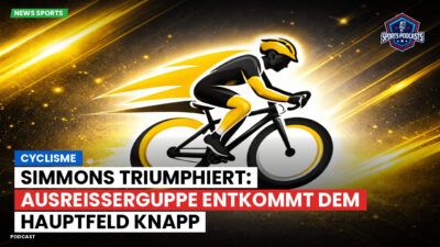 Radsport Podcast: Cyclisme : Simmons triumphiert: Ausreißerguppe entkommt dem Hauptfeld knapp