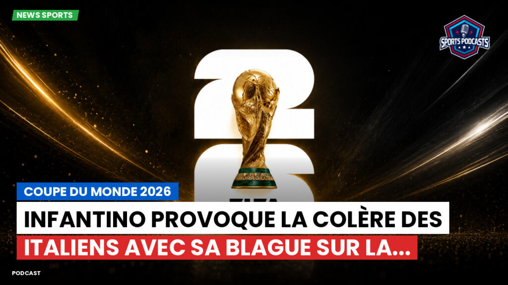 Football World Cup Podcast: Coupe du monde 2026 : Infantino provoque la colère des Italiens avec sa blague sur la...