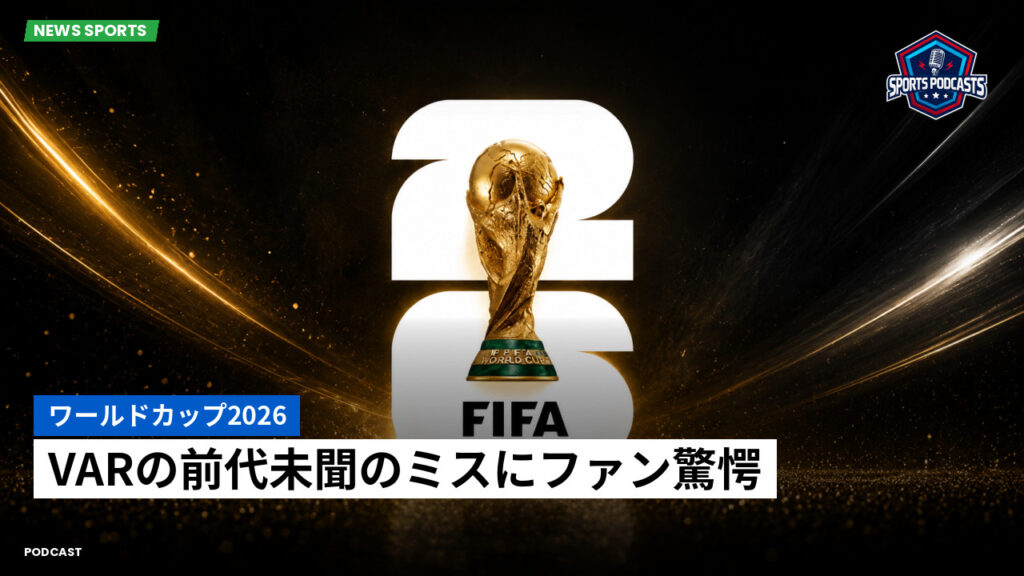 Football World Cup Podcast: ワールドカップ2026 : VARの前代未聞のミスにファン驚愕