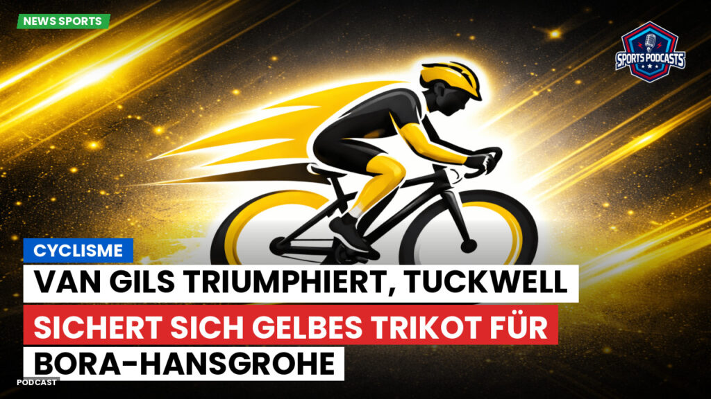 Radsport Podcast: Cyclisme : Van Gils triumphiert, Tuckwell sichert sich Gelbes Trikot für Bora-hansgrohe