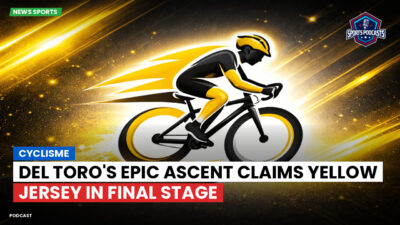 Cycling Podcast: Cyclisme : Del Toro's Epic Ascent Claims Yellow Jersey in Final Stage