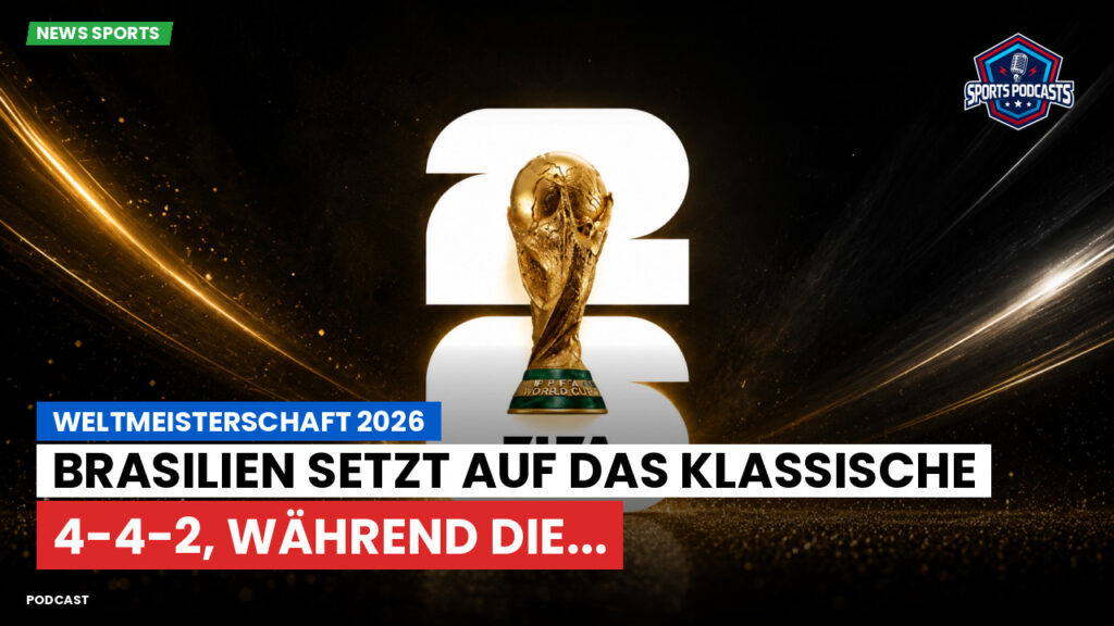 Fußball-Weltmeisterschaft 2026 Podcast: Weltmeisterschaft 2026 : Brasilien setzt auf das klassische 4-4-2, während die...