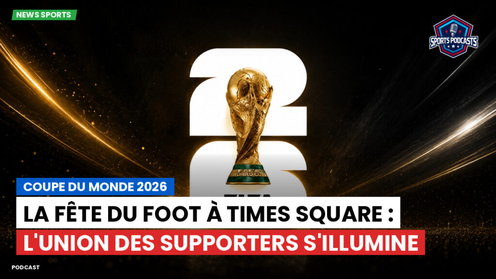 Coupe du Monde de football 2026 Podcast: Coupe du monde 2026 : La fête du foot à Times Square : l'union des supporters s'illumine
