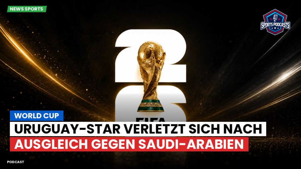 Fußball-Weltmeisterschaft 2026 Podcast: World Cup : Uruguay-Star verletzt sich nach Ausgleich gegen Saudi-Arabien