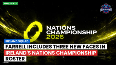 Nations Championship Podcast: Ireland squad : Farrell Includes Three New Faces in Ireland's Nations Championship Roster