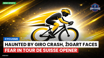 Cycling Podcast: Cyclisme : Haunted by Giro Crash, Žigart Faces Fear in Tour de Suisse Opener