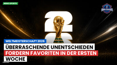 Fußball-Weltmeisterschaft 2026 Podcast: Weltmeisterschaft 2026 : Überraschende Unentschieden fordern Favoriten in der ersten Woche