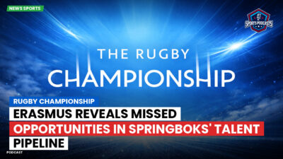 Rugby Championship Podcast: Rugby Championship : Erasmus reveals missed opportunities in Springboks' talent pipeline