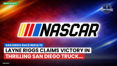 NASCAR Podcast: San Diego Race Results : Layne Riggs Claims Victory in Thrilling San Diego Truck...